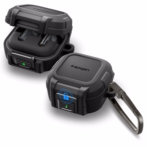 Spigen Lock Fit dėklas Samsung Galaxy Buds 4 / 4 Pro - Matte juodas