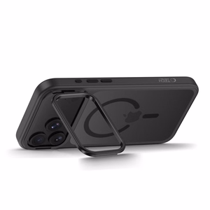 Tech-Protect MagStand MagSafe CC dėklas, skirtas iPhone 18 Pro Max / 17 Pro Max, matinis juodas