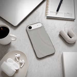 Puro 0.3 Nude itin plonas TPU dėklas telefonui skirtas iPhone 17 Air – permatomas