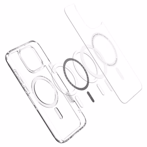 Spigen Ultra Hybrid T Mag MagSafe Dėklas telefonui iPhone 16 Pro Max – baltas