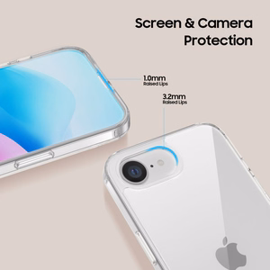 Tech-Protect FlexAir Hybrid dėklas iPhone 16e - skaidrus