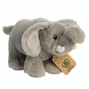 Eco Nation ekologiškas pliušinis žaislas – dramblys, 27 cm