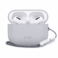 Tech-Protect silikoninis dėklas AirPods Pro 3 pilkas