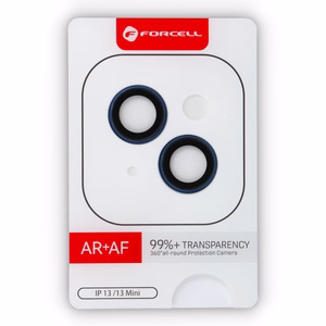 Forcell aukščiausios kokybės kameros objektyvo grūdintas stiklas - iPhone 13 / 13 Mini mėlynas
