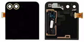 Ekranas Samsung F741 Z Flip6 5G su lietimui jautriu stikliuku išorinis (Outer) Yellow originalus (used Grade B)