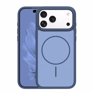 Frame Thin Mag dėklas for iPhone 17 Pro 6,3" tamsiai mėlynas