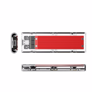 Orico TCM2-C3 M.2 NVME į USB-C 10Gb/s diskų įrenginys - raudonas