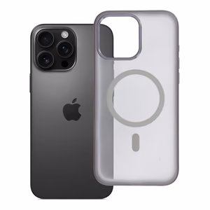 Case for iPhone 16 PRO MAX Flexline Mag Cover compatible with MagSafe gray
