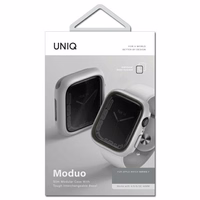 Uniq Moduo dėklas Apple Watch 4/5/6/7/8/SE/SE2 40/41mm - kreidos pilkas