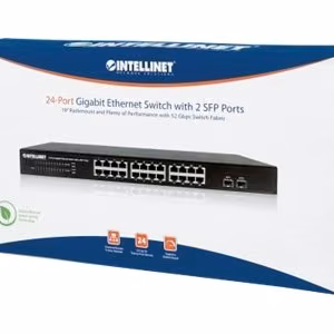 INTELLINET 561044 24 prievadų gigabitinis komutatorius