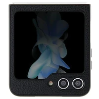 Hello Kitty Metal Logo Kitty Head dėklas Samsung Galaxy Z Flip 5 - juodas