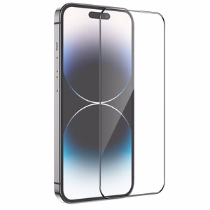 Borofone grūdintas apsauginis stiklas BF6 Diamond Armor viso ekrano HD Iphone 15 Pro telefonui - 10 vienetų rinkinys