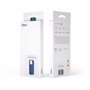 Etteri silikoninis dėklas telefonui iPhone 15 Pro Max 6,7 - tamsiai mėlynas