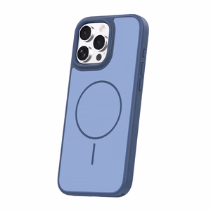 Frame Thin Mag dėklas for iPhone 16 Pro 6,3" tamsiai mėlynas