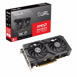 ASUS Dual -RX7600-O8G-EVO AMD Radeon RX 7600 8 GB GDDR6 Vaizdo plokštė