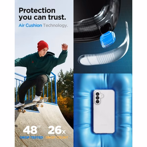 Spigen Liquid Crystal dėklas Galaxy A37 5G skaidrus