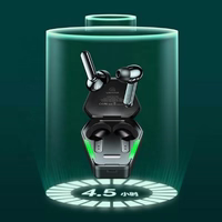 USAMS Ausinės Bluetooth 5.0 TWS JY series žaidimų belaidės juodas BHUJY01