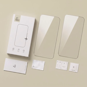 Tech-Protect Glass Fit+ 2-jų rinkinys grūdintas stiklas iPhone 16 Pro Max / 17 Pro Max - skaidrus
