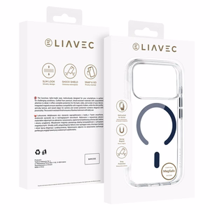 Liavec Pure dėklas skirtas Iphone 17 Pro Max mėlynas