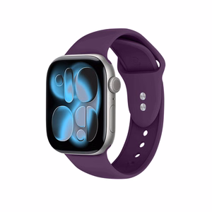 Crong Liquid dirželis, skirtas Apple Watch 38 / 40 / 41 / 42 mm, slyvų spalvos