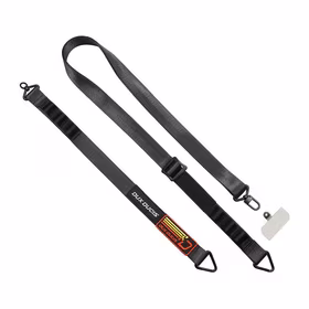 DUX DUCIS Outdoor Cross Body – kryžminė telefono dirželė – juoda