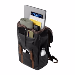 Nešiojamojo kompiuterio kuprinė Tomtoc VintPack-TA1,15,6"/22L / 15,6'' (juoda)