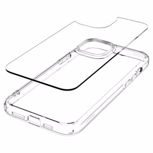 Spigen Crystal Hybrid dėklas telefonui iPhone 15 Plus - skaidrus