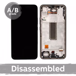LCD ekranas suderinamas su Samsung A346 A34 5G su rėmeliu / Lime / (9.5/10 Used)