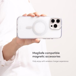 Moshi iGlaze MagSafe dėklas, skirtas iPhone 16 Pro, „Dusk Indigo“ spalvos
