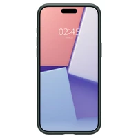 Spigen Liquid Air iPhone 15 Pro Max dėklas - tamsiai žalias