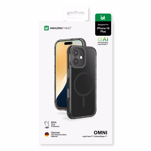 AmazingThing Omni Mag dėklas iPhone 16 Plus - juodas