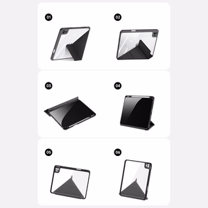 DUX DUCIS dėklas MAGI su pieštuko laikikliu iPad Pro 11 (2018/2020/2021/2022) juodas