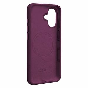 Etteri Silicone Mag dėklas, skirtas iPhone 16 6,1 col., tamsios vyšnių spalvos