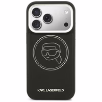 Karl Lagerfeld K Head Point Logo MagSafe Dėklas for iPhone 17 Pro Max - juodas