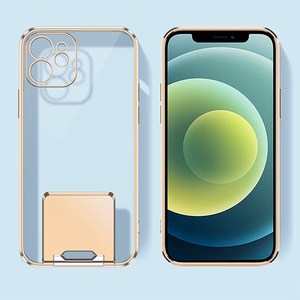 Tel Protect prabangus dėklas telefonui su stovu Iphone 13 Pro violetinis