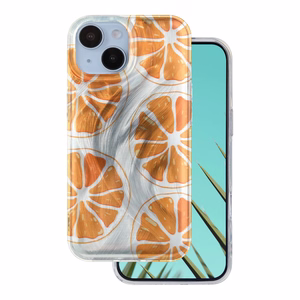 Ultra Trendy Summer dėklas iPhone 13 6,1" oranžinis
