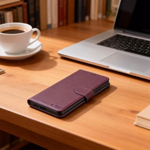 Tech-Protect Wallet чехол для Samsung Galaxy A36 A56 A37 5G бордовый