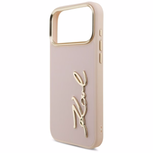 Karl Lagerfeld Karl Script Logo dėklas iPhone 17 Pro Max - rožinis
