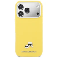 Karl Lagerfeld case for iPhone 17 Pro Max 6,9" HC MAGSAFE PU FW W/ K&C HEAD PIN YELLOW