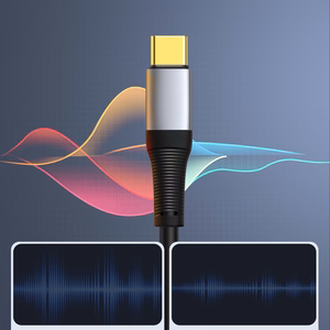Juodas 1 m garso laidas Orico AXC: USB-C – 3,5 mm jack