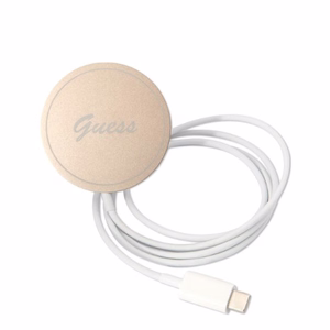 Guess GUBPP14LH4EACSK 4G Print MagSafe dėklo ir įkroviklio rinkinys, skirtas iPhone 14 Pro 6.1", juodas