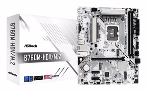 Asrock B760M-HDV/M.2 pagrindinė plokštė Intel B760 LGA 1700 micro ATX