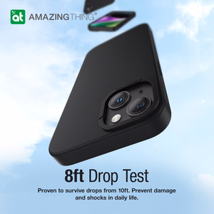 Amazing Thing Smoothie magnetinis dėklas MagSafe 8FT IP146.7SMBK iPhone 14 Plus juodas