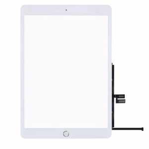 Lietimui jautrus stikliukas skirtas Apple iPad 10.2'' 2019 / 2020 (7th Gen. / 8th Gen.) baltas su home mygtuku originalus