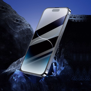 Borofone grūdintas apsauginis stiklas BF6 Diamond Armor viso ekrano HD Iphone 15 Pro telefonui - 10 vienetų rinkinys