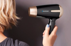 Blaupunkt Hairdryer HDD301BK, 1200W, black-gold