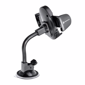 FORCELL F-GRIP Oval 17 cm automobilio laikiklis priekinio stiklo / prietaisų skydelio / oro angai juodas