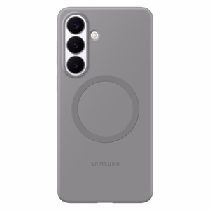 Samsung Silicone Magnet dėklas Samsung Galaxy S26, MagSafe suderinamas - pilkas