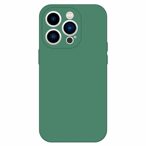 Dėklas telefonui Tel Protect Silicone Premium iPhone 15 Pro Max tamsiai žalias