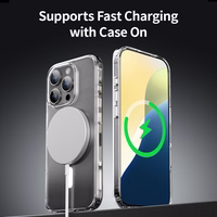 Rock Crystal Series Magnetinis dėklas telefonui Iphone 16 Plus skaidrus